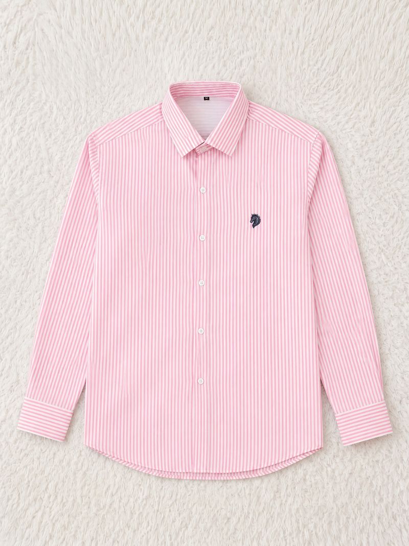 Craftedlinen Men Regular Fit Self Design Spread Collar Casual Shirt - Image 6