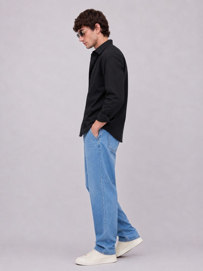 WE KAIKA Men Slim Fit Striped Spread Collar Casual Shirt - Image 8