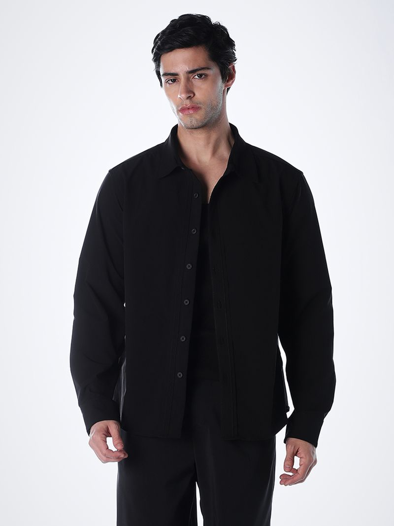 Jack & Jones Men Regular Fit Solid Casual Shirt - Image 4