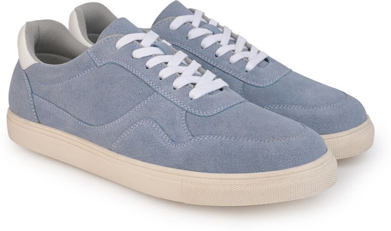 Roadster Comfortable Outdoor Synthetic Leather Lace-Ups Casual Sneakers For Men (Blue , 9) - Image 6