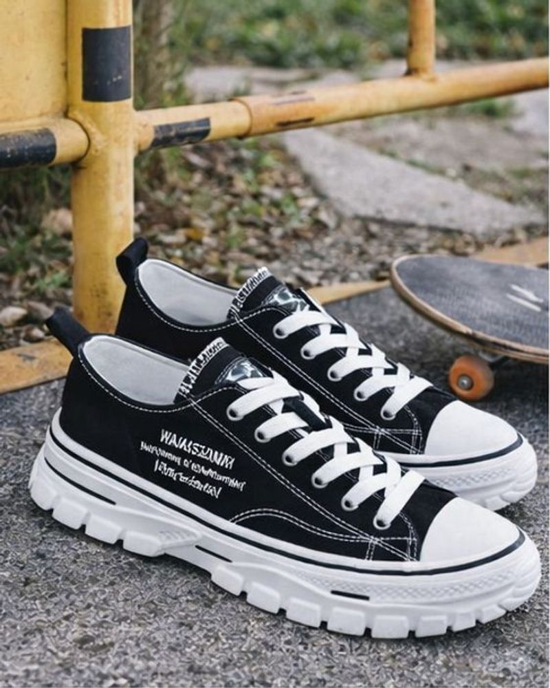 awakya Sneakers For Unisex (Black , 6) - Image 8