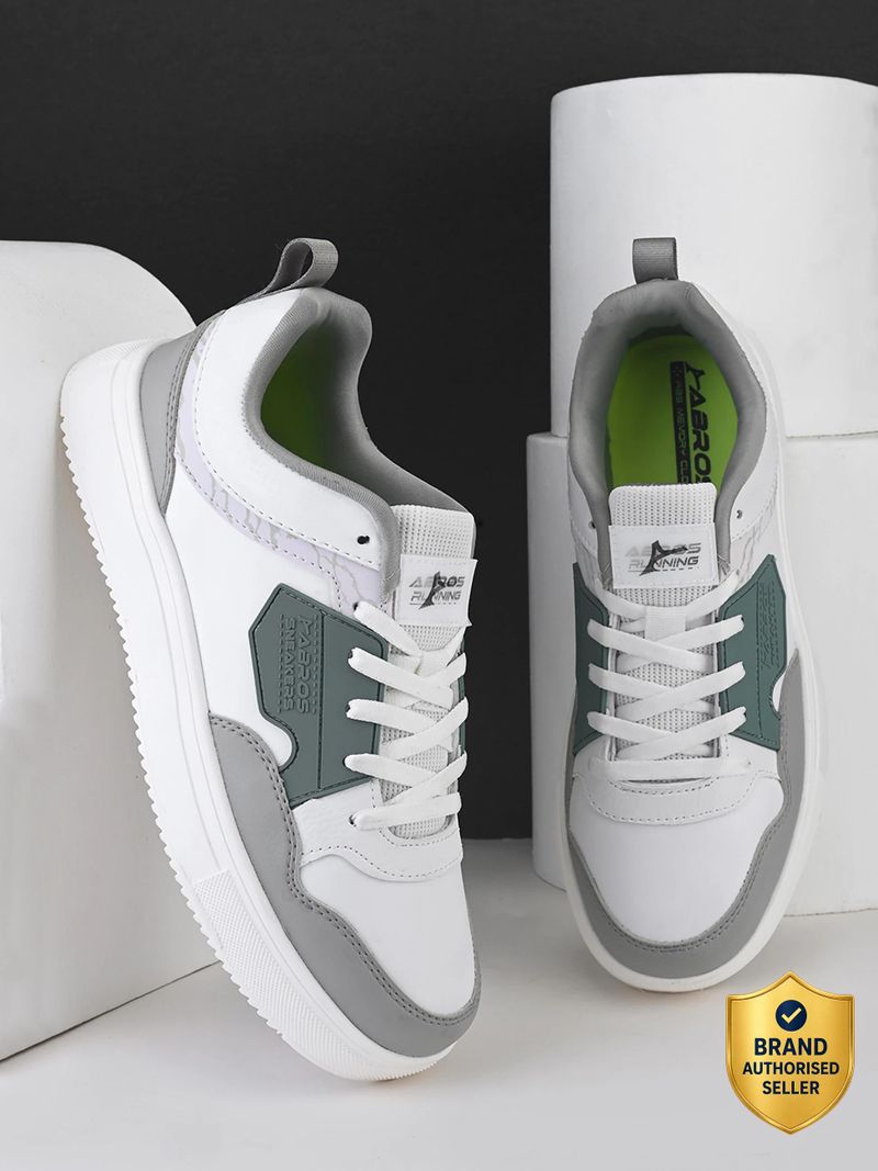 Abros HILTON Sneakers For Men (White , 8) - Image 2