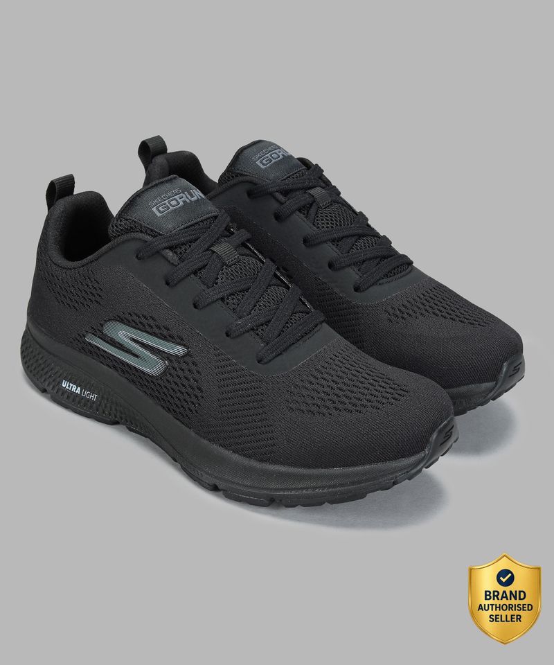 Skechers GO RUN CONSISTENT Running Shoes, Black, Size 6 - Image 5