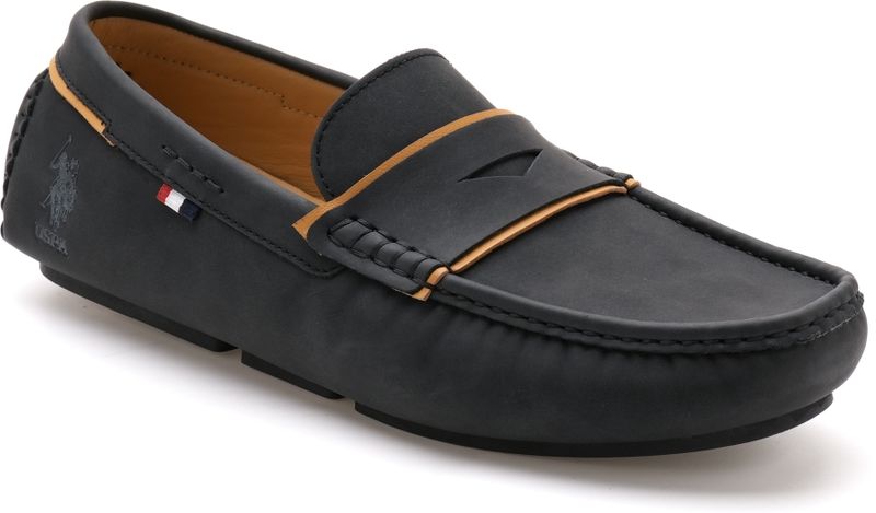 U.S. POLO ASSN. MIRANO 5.0 Driving Shoes For Men (Black , 7) - Image 8