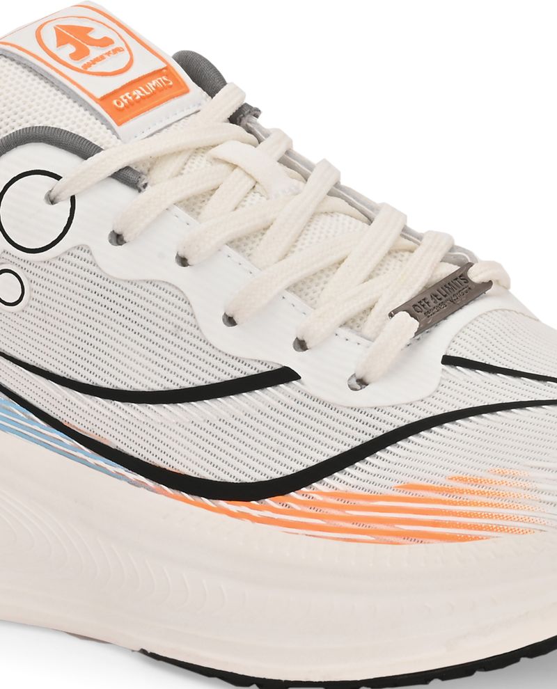 OFF LIMITS KRYPTON Running Shoes For Men (Off White, Blue, Orange , 11) - Image 8