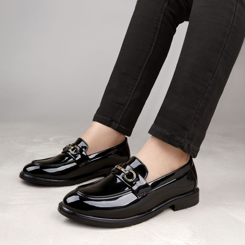 T-ROCK Men's Black Loafers (Size 7) - Image 3