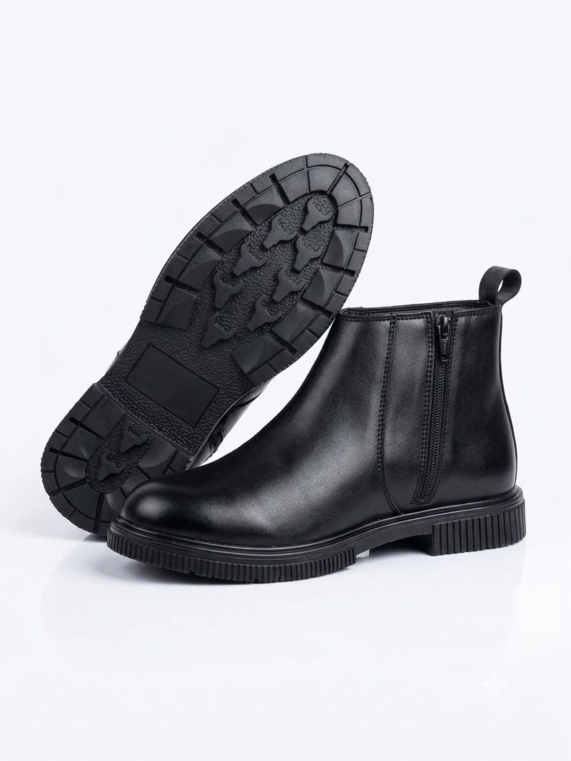 ERIX Chelsea Boots for Men, Black, Size 7 - Image 6