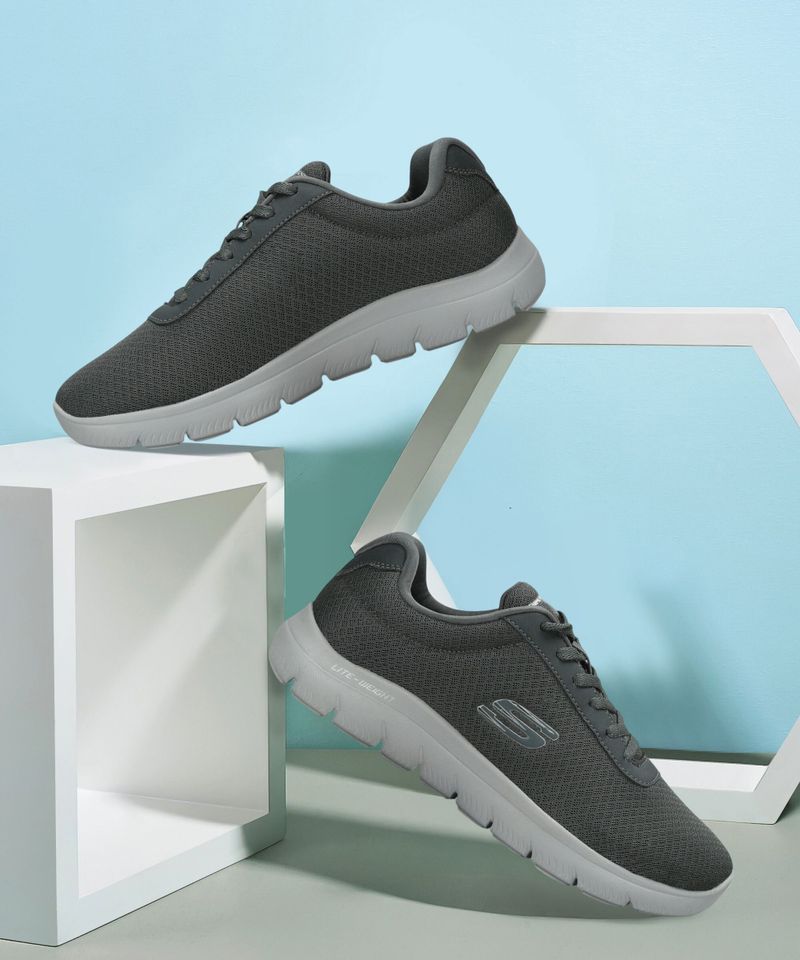 Skechers SUMMITS - FIELD DAY Sneakers For Men (Grey , 6) - Image 6