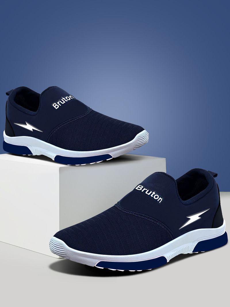 BRUTON Stylish Comfortable Lightweight Breathable Walking Shoes (Blue) - Image 7