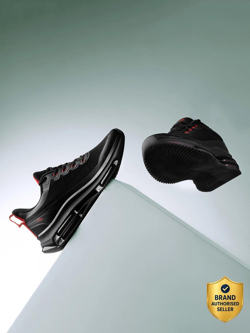 JQR MAX PLUS Running Shoes For Men (Black , 6) - Image 5