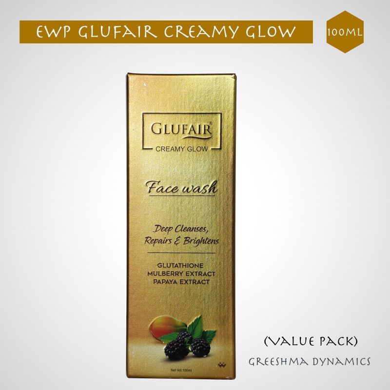 EWP Glufair Creamy Glow Facewash Value Pack 200g - Image 4