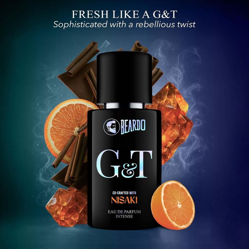 BEARDO Blue Blood And G & T Perfume For Men | Intense, Aromatic, Aquatic Premium | Extrait De Parfum - 60 ml (For Men) - Image 7
