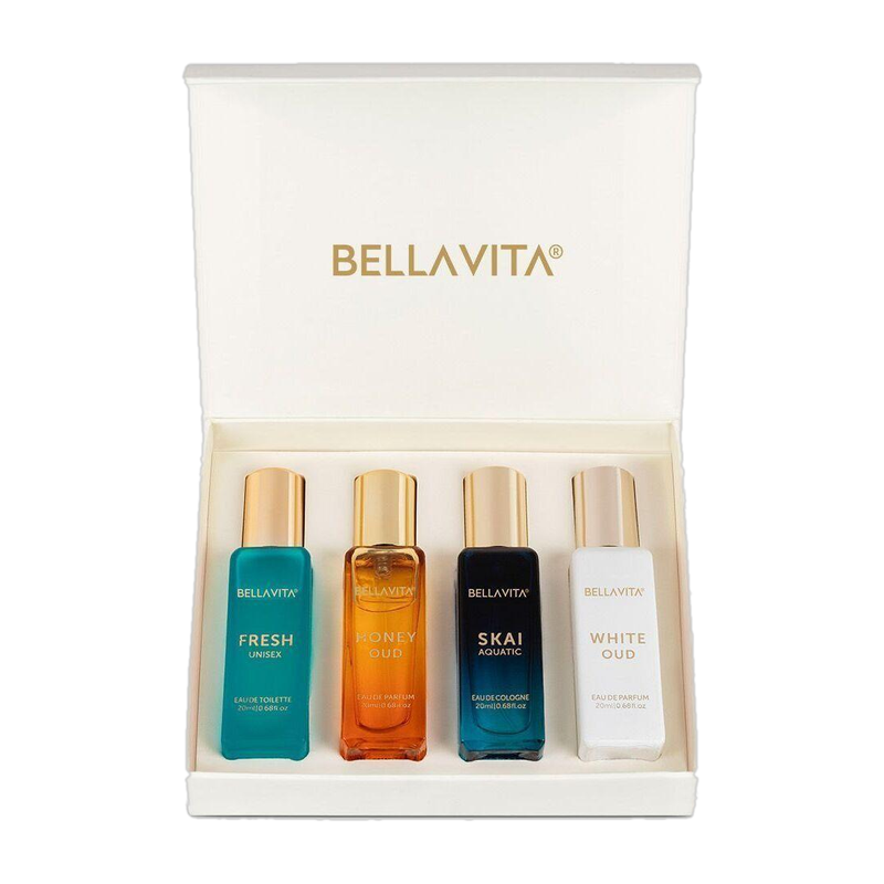 BELLAVITA Luxury Unisex Perfume Gift Pack of 4 · 20 ml (80 ml total) - Image 3