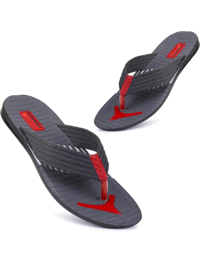 DRACKFOOT Men Casual Sandal (Grey, Size 7) - Image 5