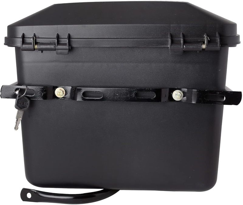MIKSHU 15L Bike Luggage Box Matt Black Universal Clamp - Image 8