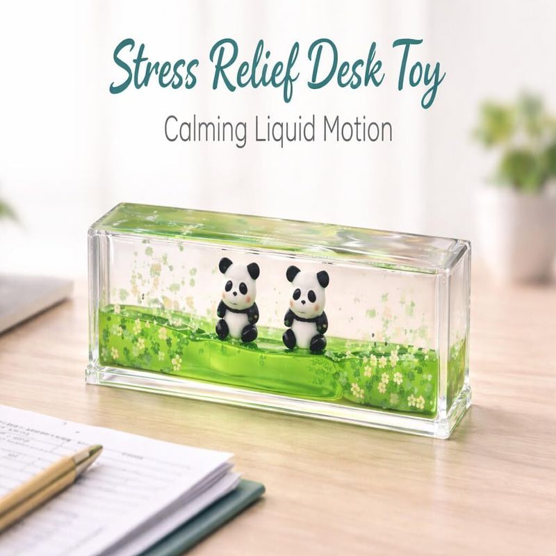AAKIKI Liquid Wave Motion Paperweight for Office Decorative Showpiece - 5 cm (Plastic, Multicolor) - Image 7