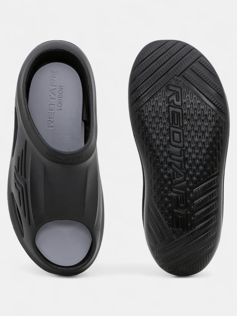 RED TAPE Men Slides Black Size 7 - Image 6
