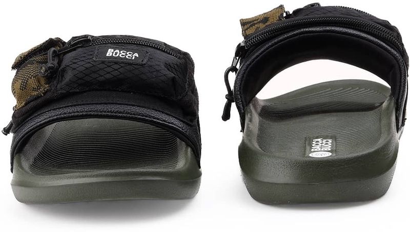 bacca bucci Men Slides Olive 9 - Image 8