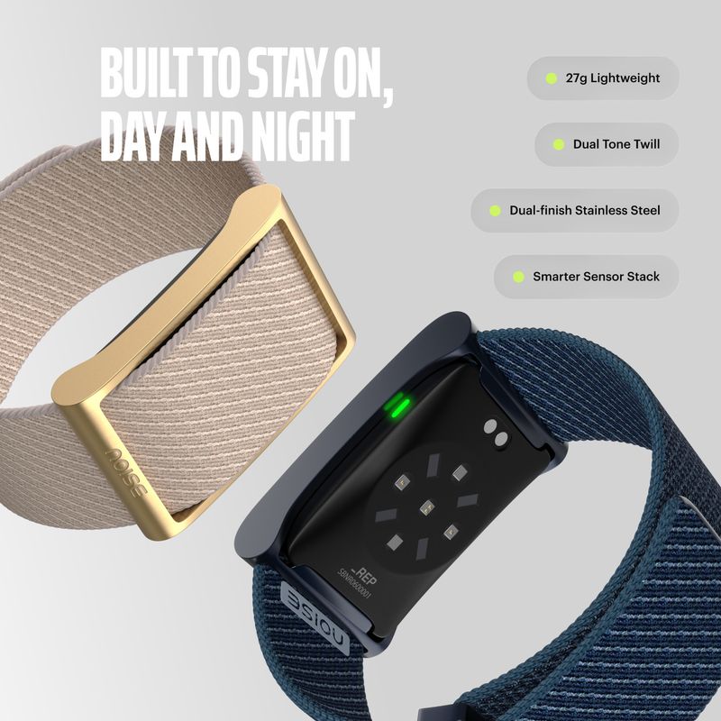 Noise REP 24X7 Fitness Tracker, Blue Strap - Image 6