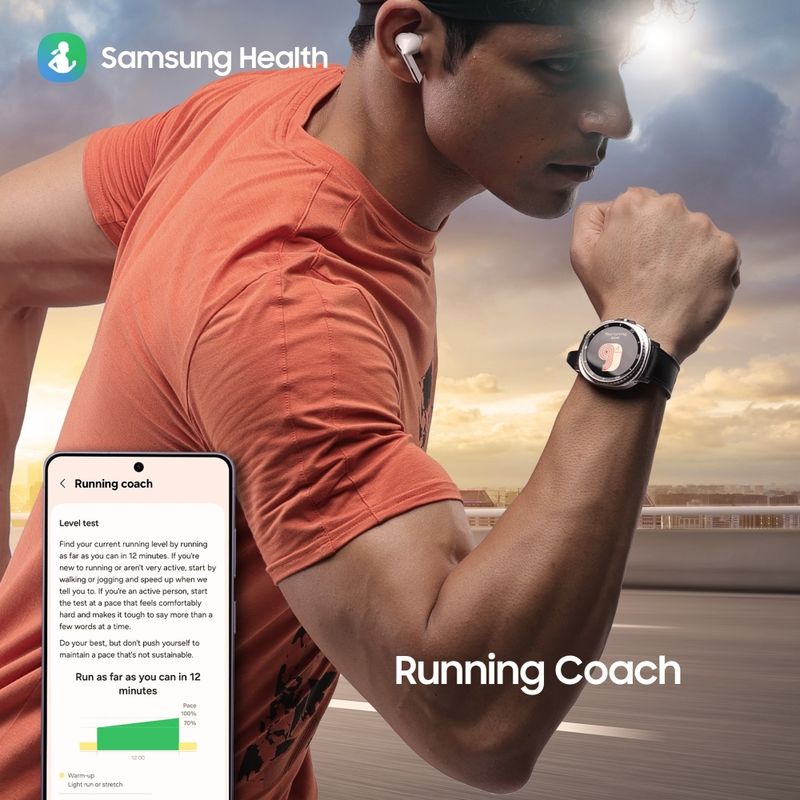 Samsung Galaxy Watch8 Classic (46mm Bluetooth) (Black Strap, Large) - Image 6