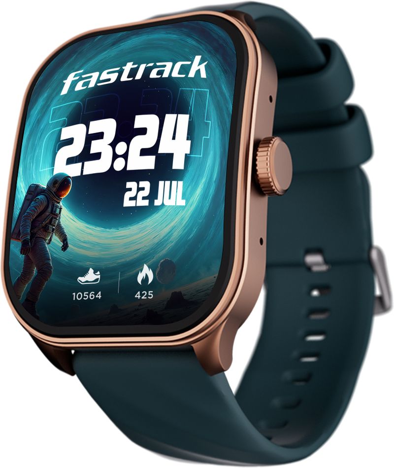 Fastrack Fastrack Revoltt FS1 Pro Smartwatch (Teal Strap, Free Size) - Image 2