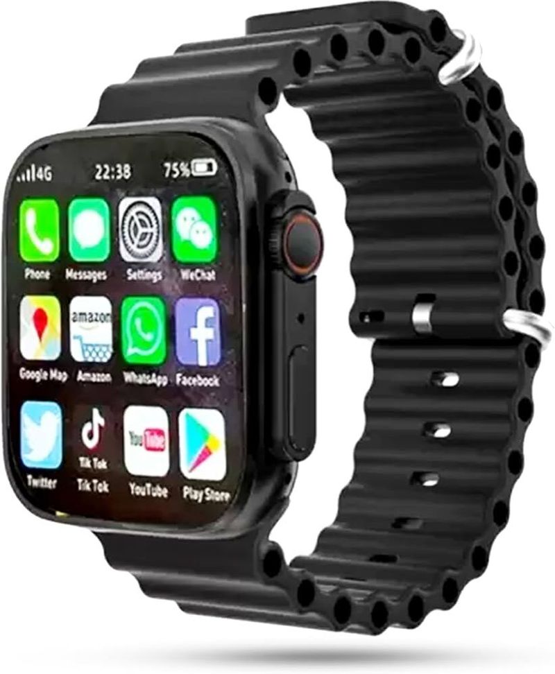 Arceus T10 Ultra 4G Smartwatch, Black Strap - Image 4