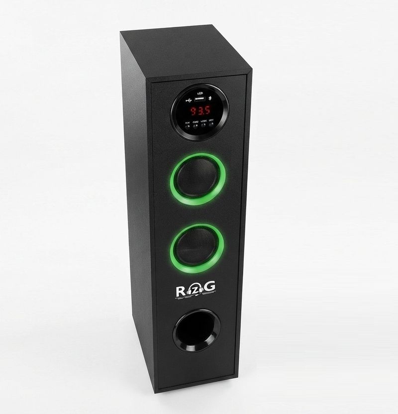 RZG Thunder R-2 Tower Speaker 120W Bluetooth Black - Image 3