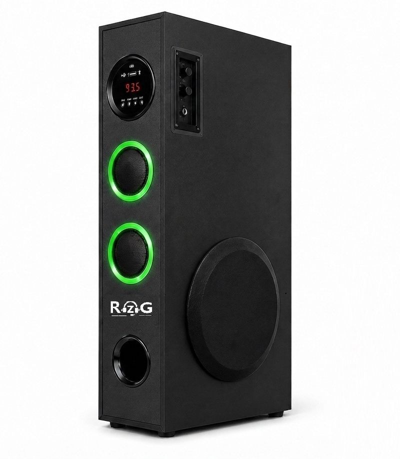 RZG Thunder R-2 Tower Speaker 120W Bluetooth Black - Image 4