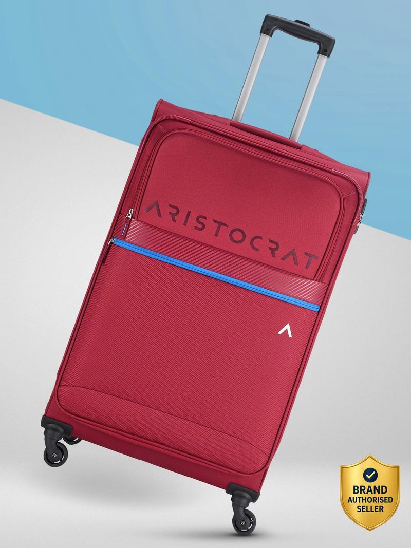 Aristocrat Large Check-in Suitcase 79cm 4-Wheels Red - Image 3