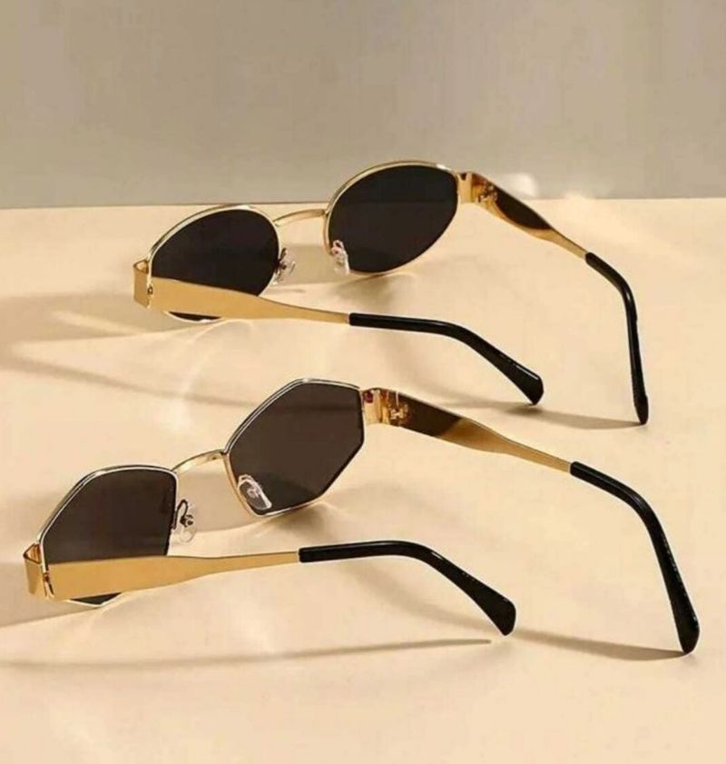 VERICAN UV Protection Oval Sunglasses for Women (Black) - Image 6