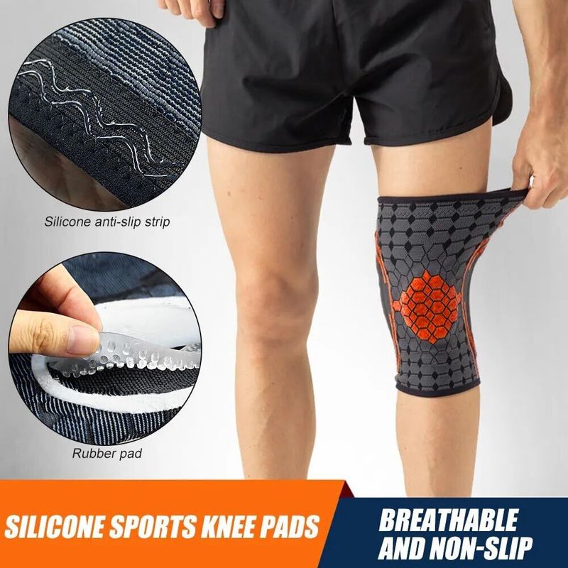 KOBO Knee Brace for Men Women Knee Compression Sleeve Support with Patella Gel Pads Knee Support (Multicolor) - Image 8