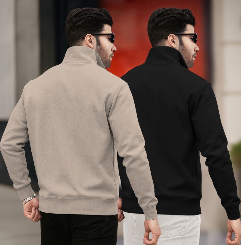 TRIPR Men Full Sleeve Solid Sweatshirt - Image 7