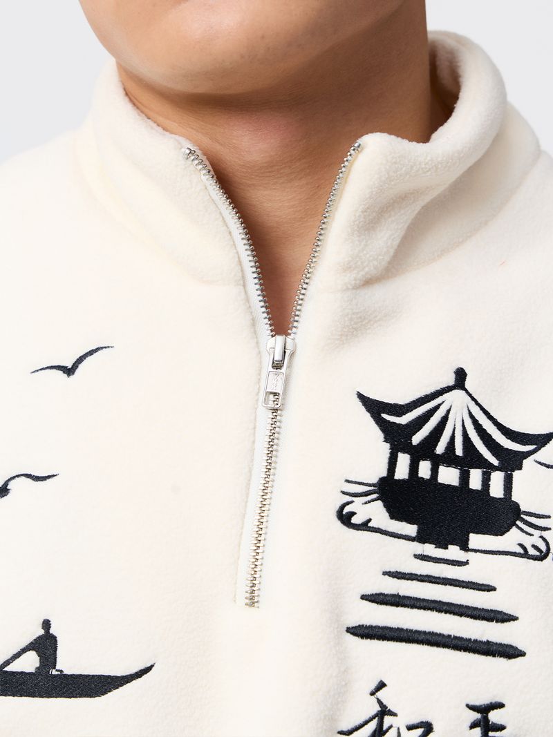 The Souled Store Men Full Sleeve Embroidered Sweatshirt - Image 4