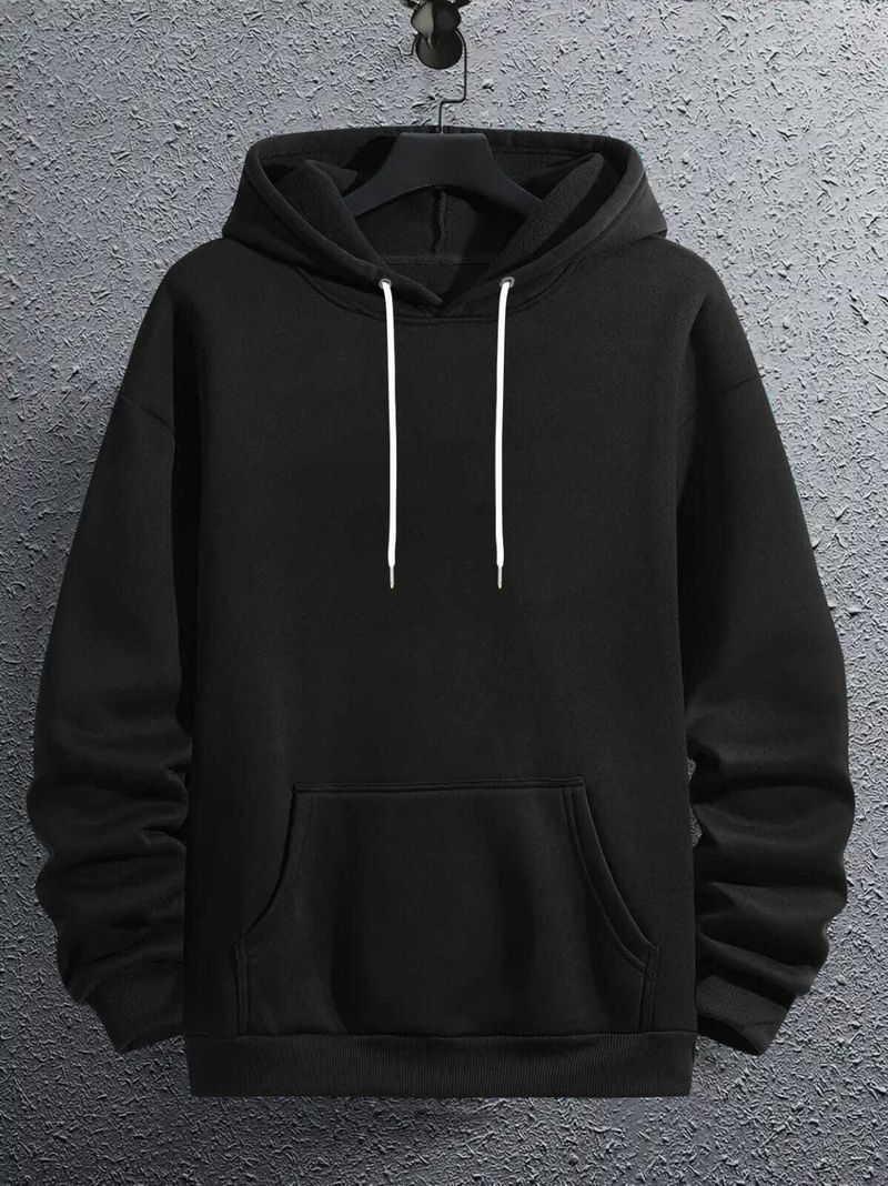HipHopTrends Men Full Sleeve Printed Hooded Sweatshirt - Image 3
