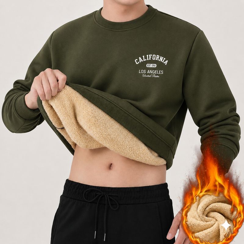 WOMENPRIDE Men Full Sleeve Printed Reversible Sweatshirt - Image 5
