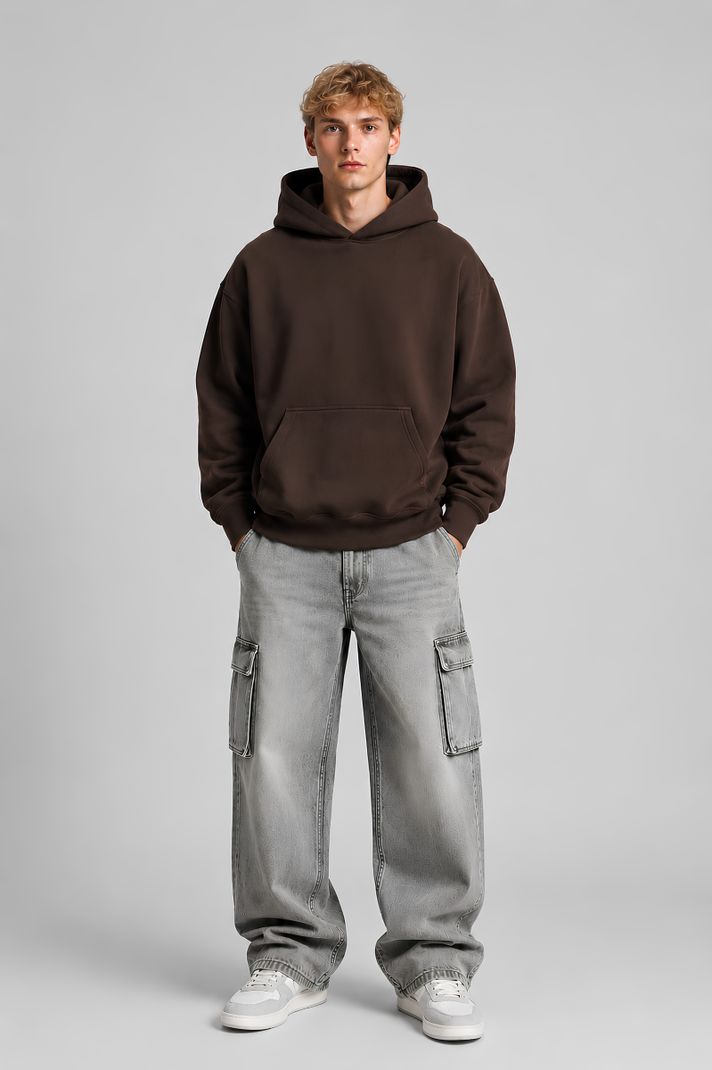 Eikon Fashion Men & Women Full Sleeve Solid Hooded Sweatshirt - Image 6