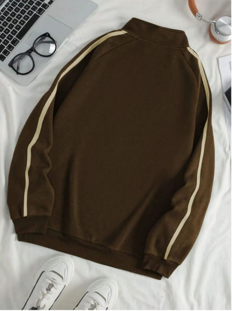 IMSA MODA Men Full Sleeve Striped Sweatshirt - Image 6