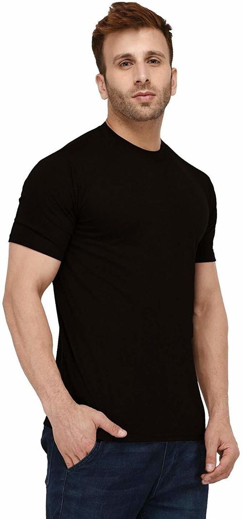 YouthPoi RainbowSeries Men's Black Cotton T-Shirt - Image 8