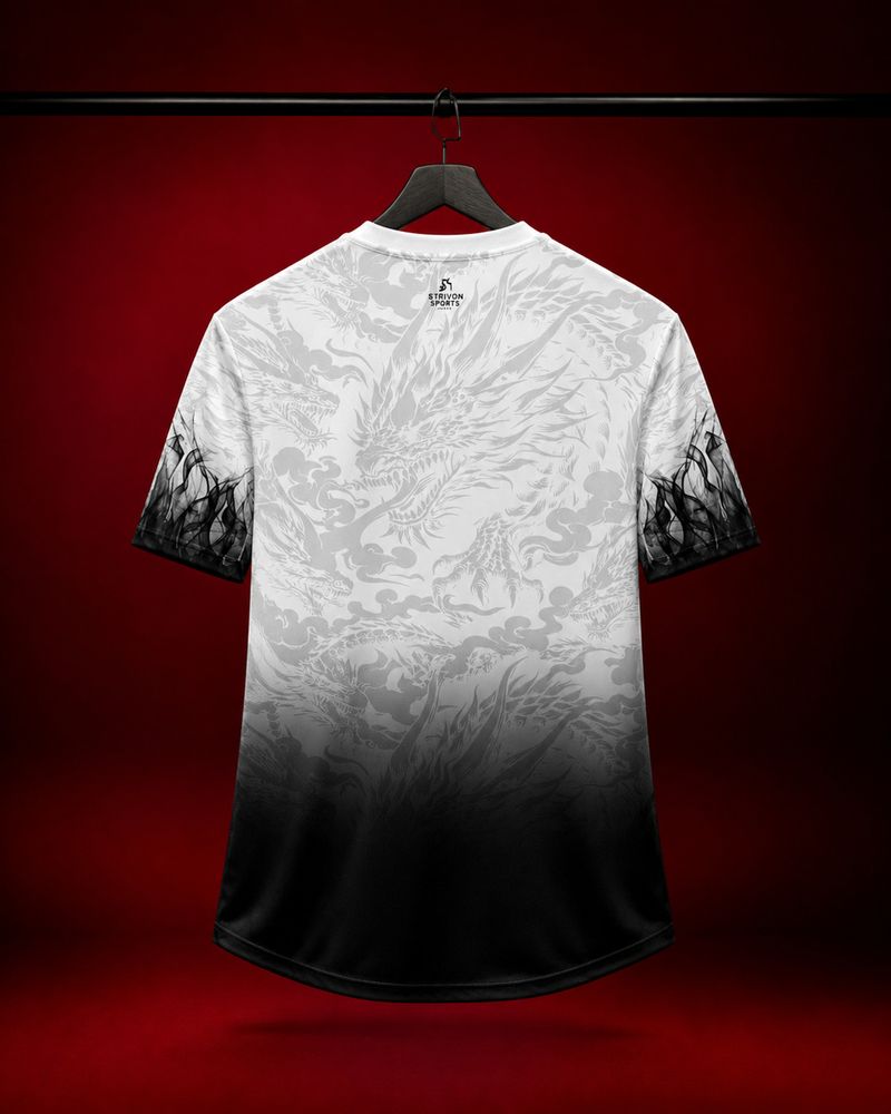 Strivonsports Men Graphic Print Round Neck Polyester Multicolor T-Shirt - Image 7