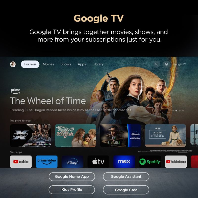 iFFALCON U75A 75-inch QLED 4K Google TV 2026 - Image 5