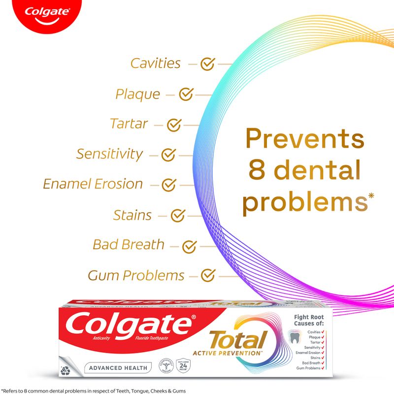 Colgate Total Antibacterial Toothpaste (80 g) - Image 7