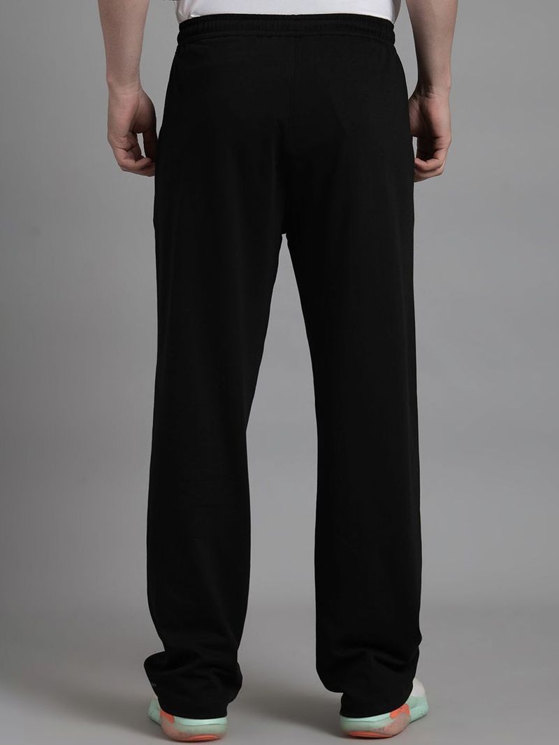 HRX by Hrithik Roshan HRX Men Solid Black Track Pants - Image 7