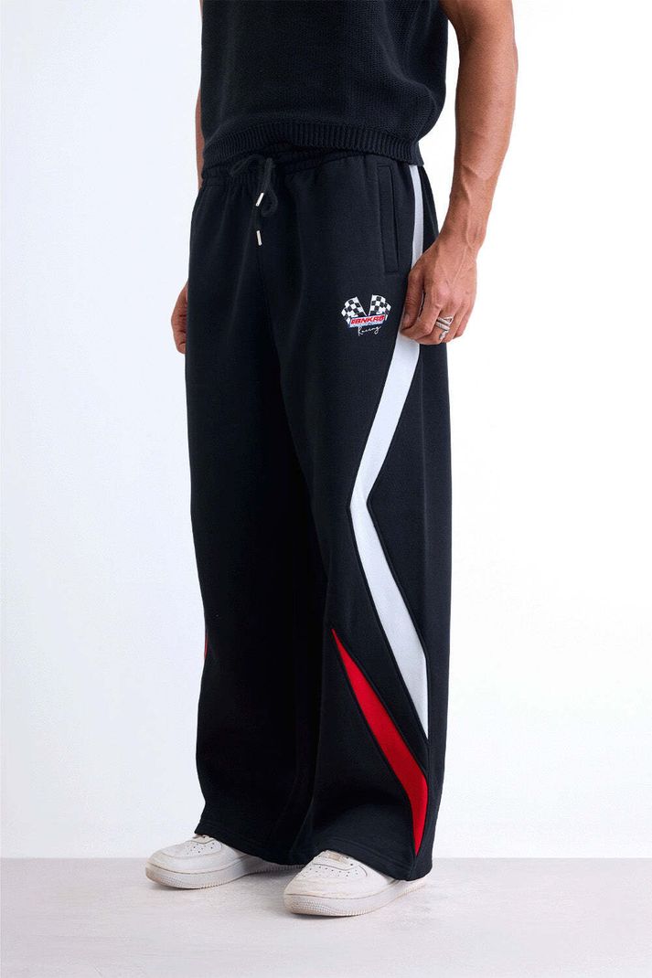 Bonkers Corner Men Striped Multicolor Track Pants - Image 6
