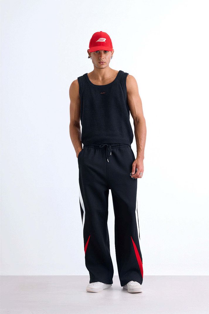 Bonkers Corner Men Striped Multicolor Track Pants - Image 7
