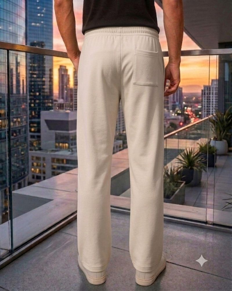 METRONAUT Loose Fit Men Beige Cotton Blend Trousers - Image 6