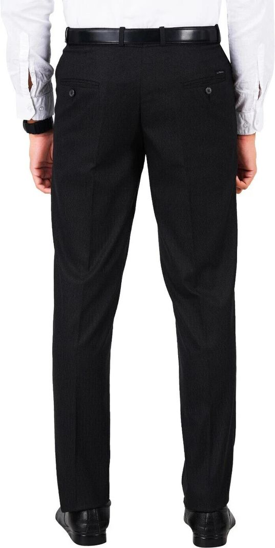McHenry Men Regular Fit Brown Viscose Rayon Trousers - Image 7