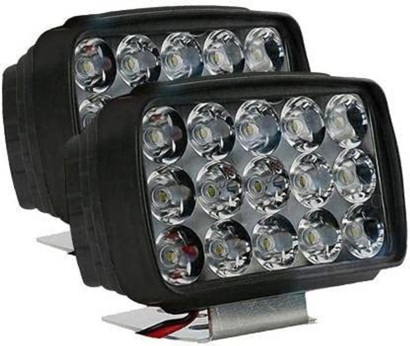 Spotlight Imported 15 LED Waterproof Heavy Duty Fog Light Spot Beam With Handlebar Switch Back Up Lamp Car, Motorbike, Truck, Van LED (12 V, 55 W) (Universal For Bike, Universal For Car, Pack of 1) - Image 7