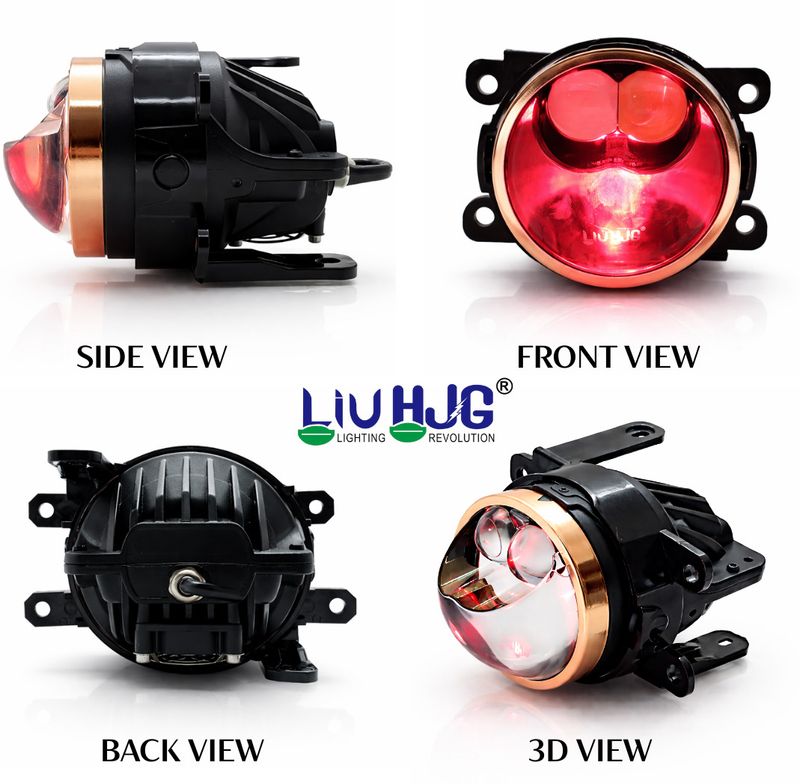 LIU HJG 3 Inch LED Projector Fog Lamp High Brightness & Heat Dissipation Fog Light Fog Lamp Car, Motorbike, Van, Truck LED (12 V, 120 W) (Universal For Bike, Universal For Car, Pack of 2) - Image 7