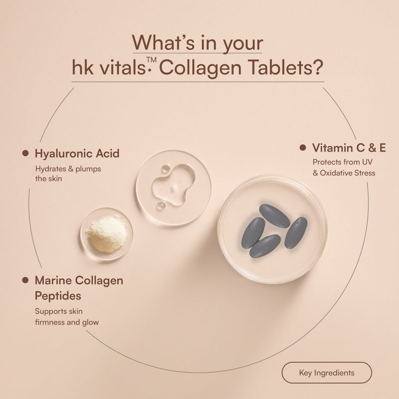 hk vitals Marine Collagen Peptides 3000mg with Vitamins C, E & Biotin - Image 5