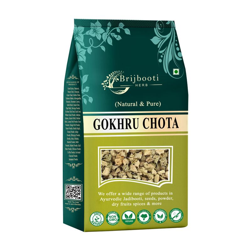 BrijBooti Gokhru Chota Raw 400g - Image 5